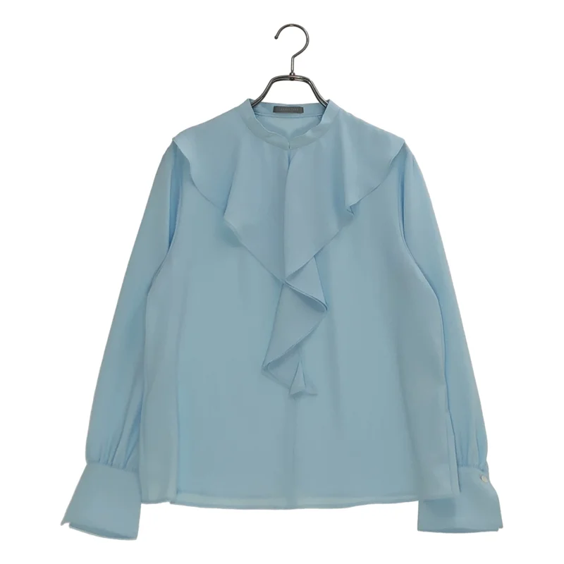 theory luxe / セオリーリュクス | 2026SS | Marvine Jalene Blouse ラッフルデザインブラウス | 38 | レディース