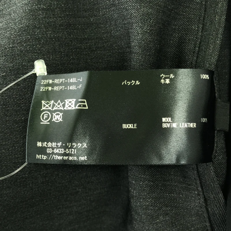 THE RERACS / ザリラクス | 2022AW | THE GURKHA / 2タック グルカ ワイドパンツ | 40 | レディース