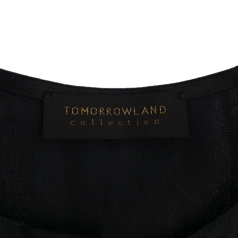 TOMORROWLAND collection / トゥモローランドコレクション | コットンギャバジン ベルテッドシャツ | 36 | レディース