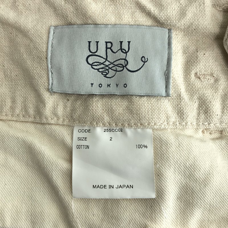 URU / ウル | 2025SS | COTTON CANVAS COVERALL PANTS / コットンキャンバス カバーオールパンツ | 2 | メンズ