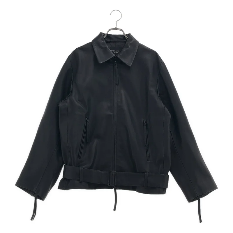 VERMEIL par iena / ヴェルメイユパーイエナ | 2025AW | レザージップブルゾン 25011938303030 | F | レディース