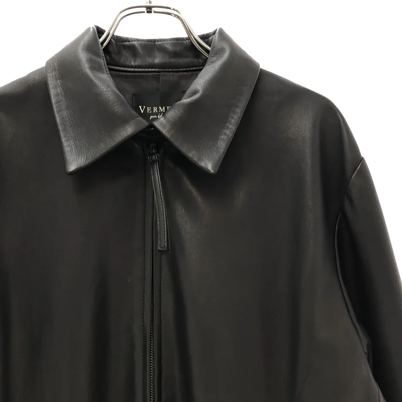VERMEIL par iena / ヴェルメイユパーイエナ | 2025AW | レザージップブルゾン 25011938303030 | F | レディース