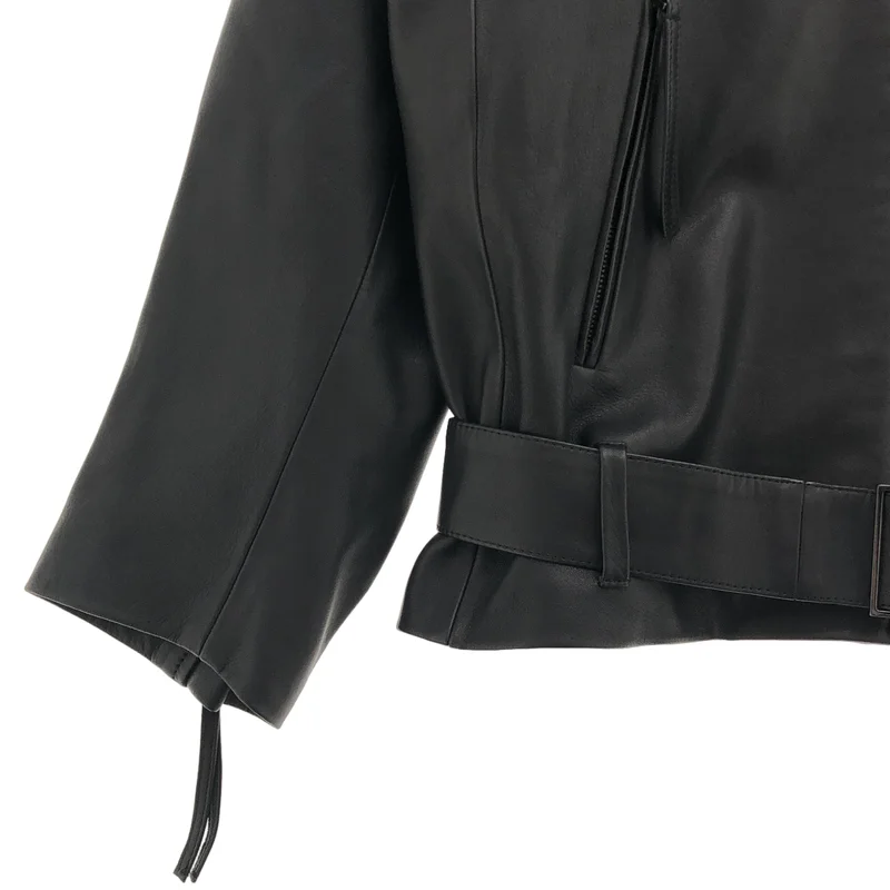 VERMEIL par iena / ヴェルメイユパーイエナ | 2025AW | レザージップブルゾン 25011938303030 | F | レディース