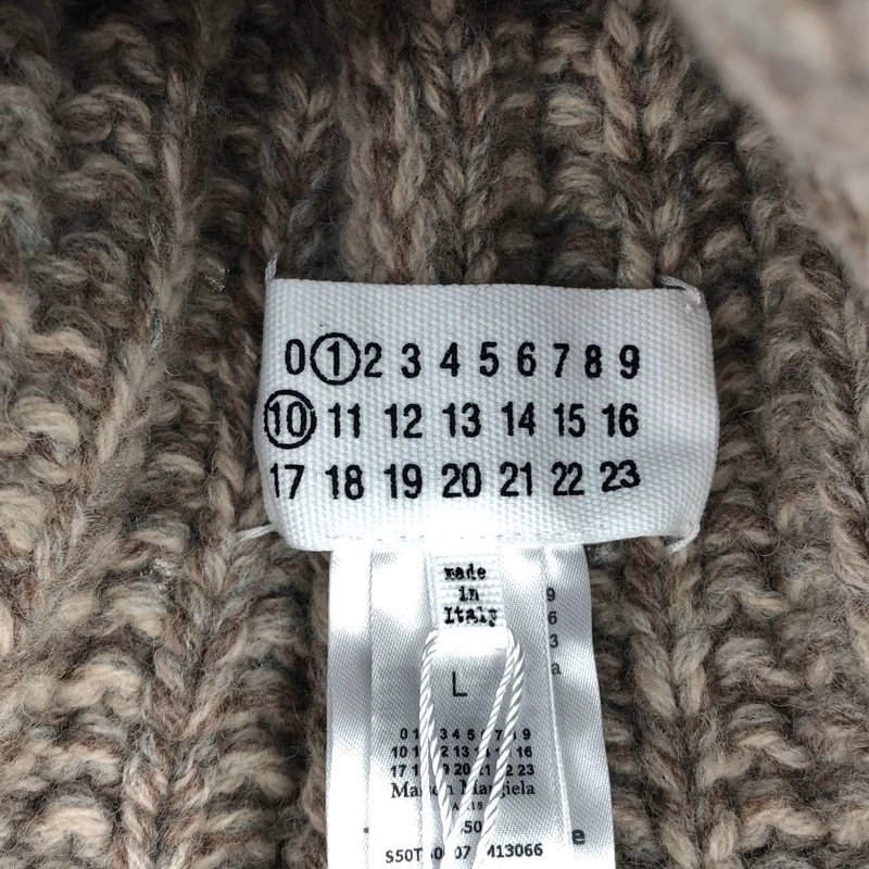 Maison Margiela / メゾンマルジェラ | シェットランドウール ビーニー ニットキャップ | L | その他