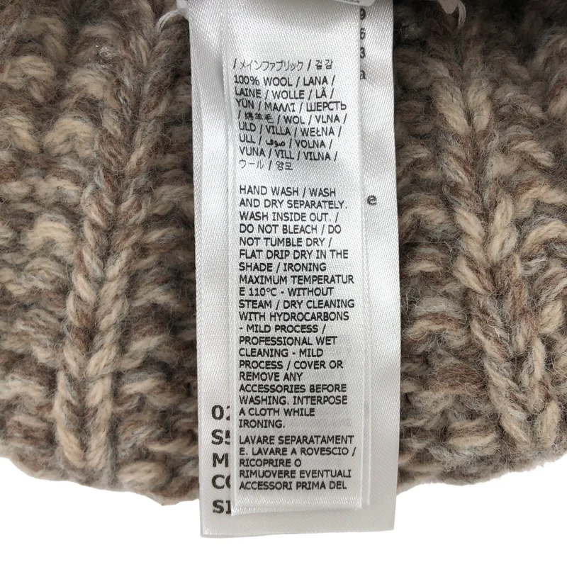 Maison Margiela / メゾンマルジェラ | シェットランドウール ビーニー ニットキャップ | L | その他