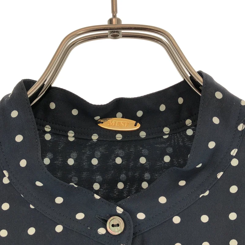 MUSE de Deuxieme Classe / ミューズドゥーズィーエムクラス | 2020SS | BINDA Silk / シルク ドットプリントシャツ |