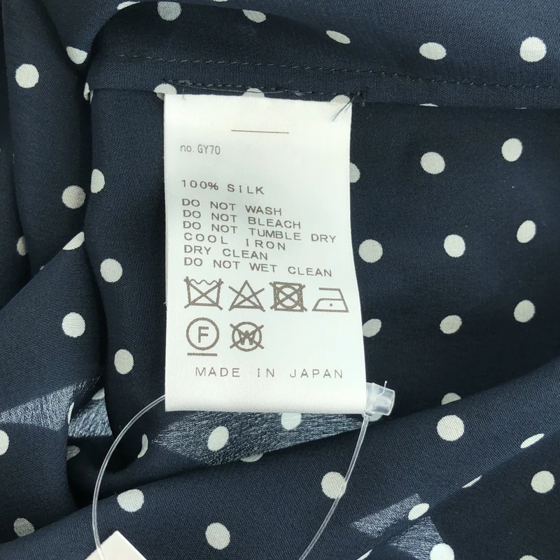 MUSE de Deuxieme Classe / ミューズドゥーズィーエムクラス | 2020SS | BINDA Silk / シルク ドットプリントシャツ |