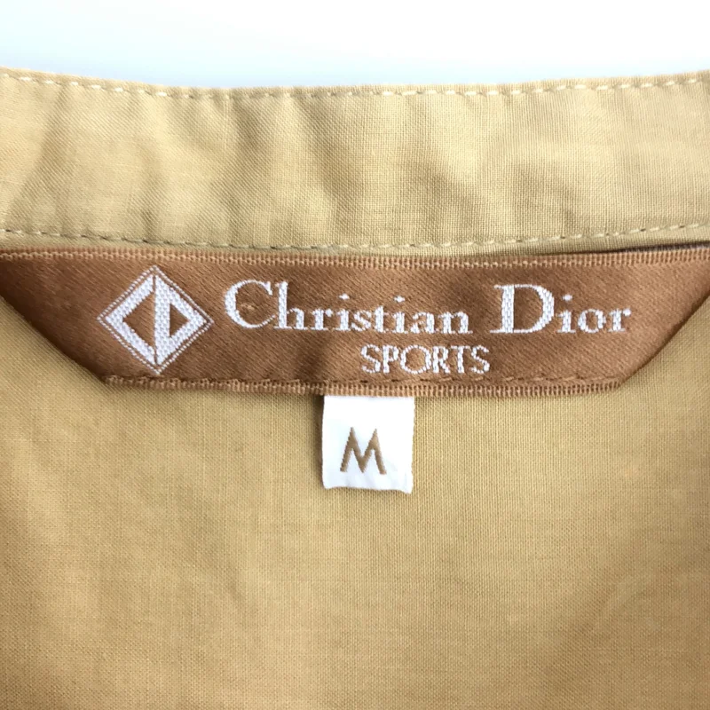 Christian Dior / クリスチャンディオール | ヴィンテージ / バンドカラーロングシャツ | 38 | レディース