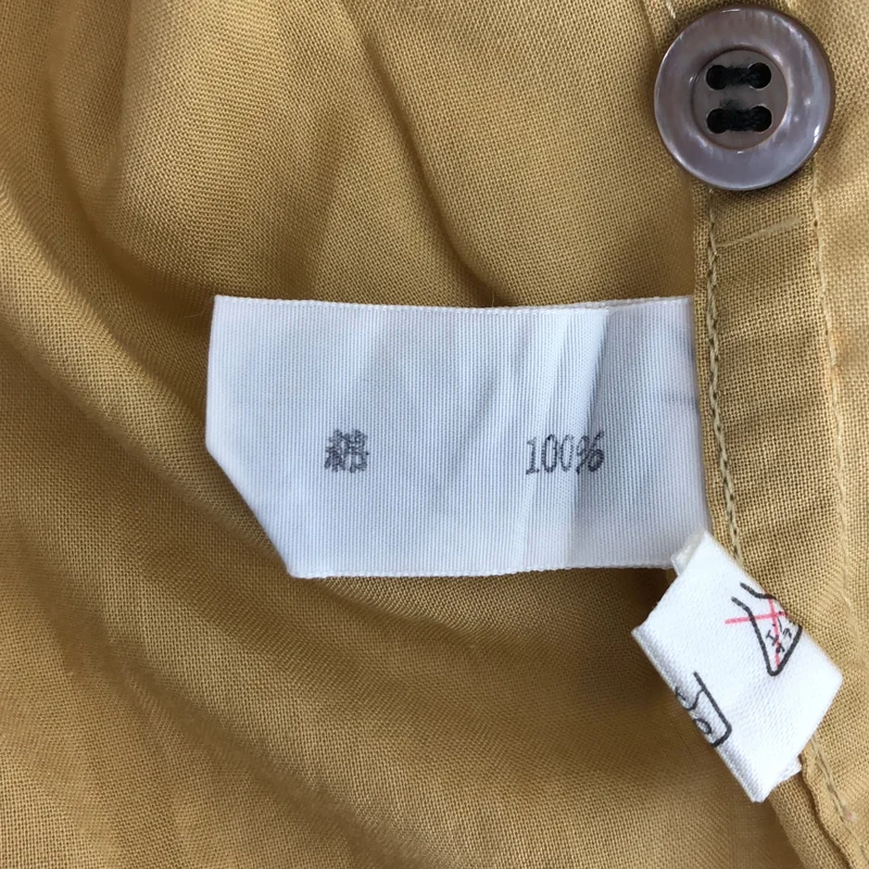 Christian Dior / クリスチャンディオール | ヴィンテージ / バンドカラーロングシャツ | 38 | レディース