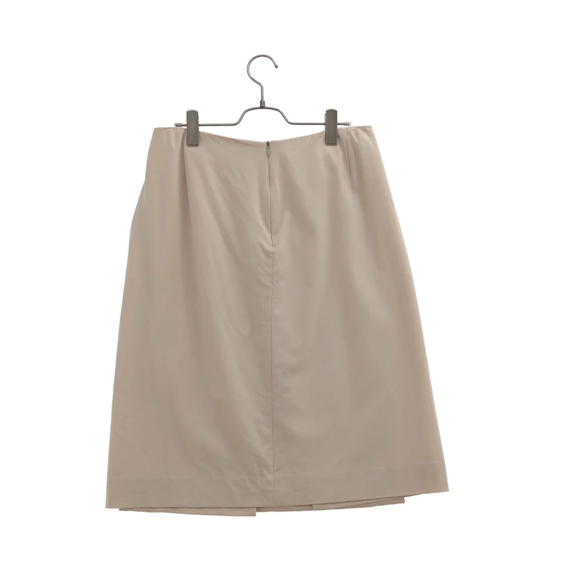 HERMES / エルメス | マルジェラ期 ウール フロントレイヤードスカート | 42 | レディース