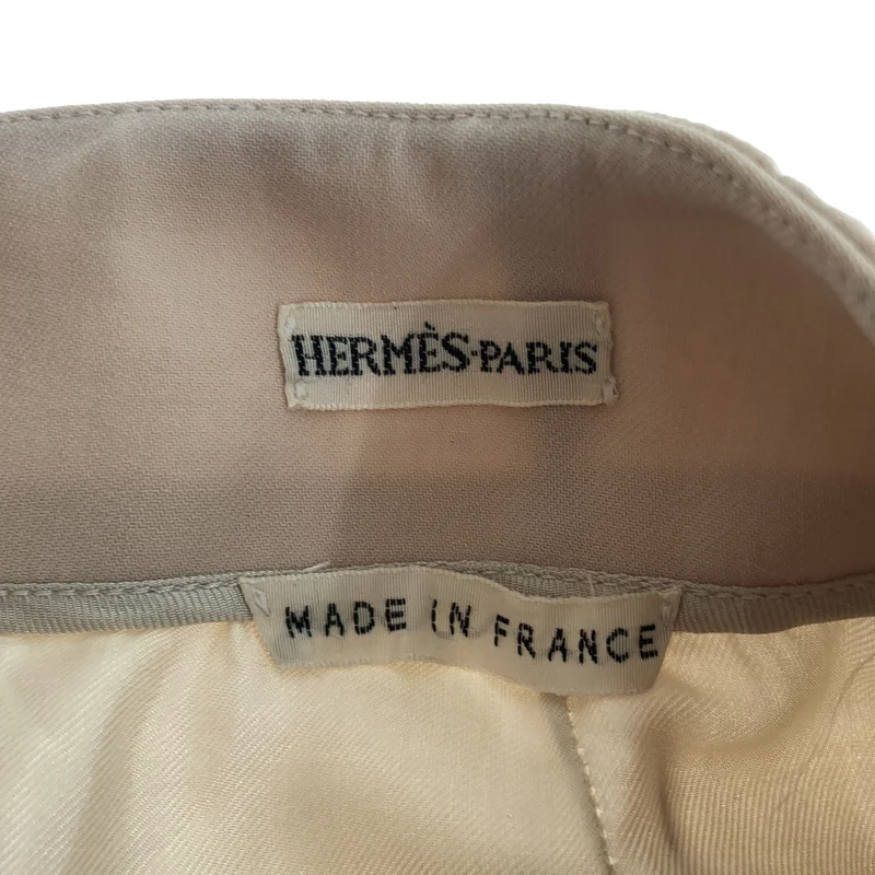 HERMES / エルメス | マルジェラ期 ウール フロントレイヤードスカート | 42 | レディース