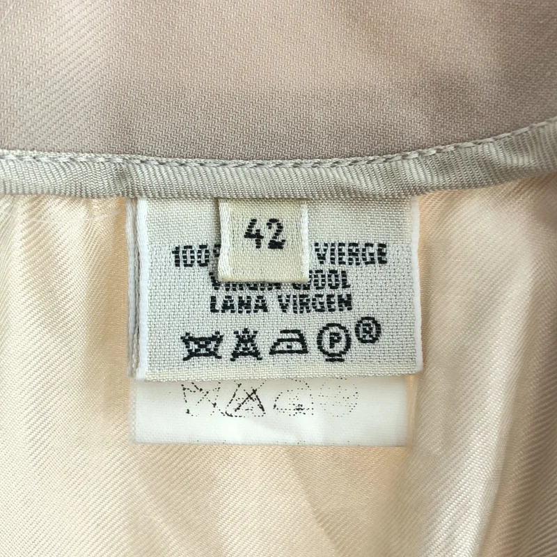 HERMES / エルメス | マルジェラ期 ウール フロントレイヤードスカート | 42 | レディース