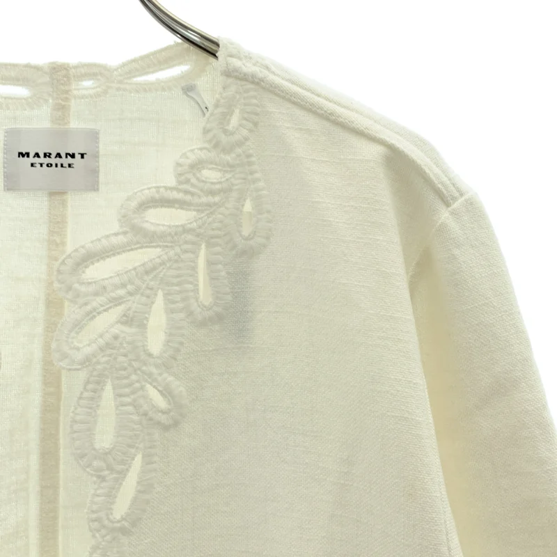 ISABEL MARANT ETOILE / イザベルマランエトワール | 2025SS | SHANA Vネック カットアウト ブラウス | 36 | レディース