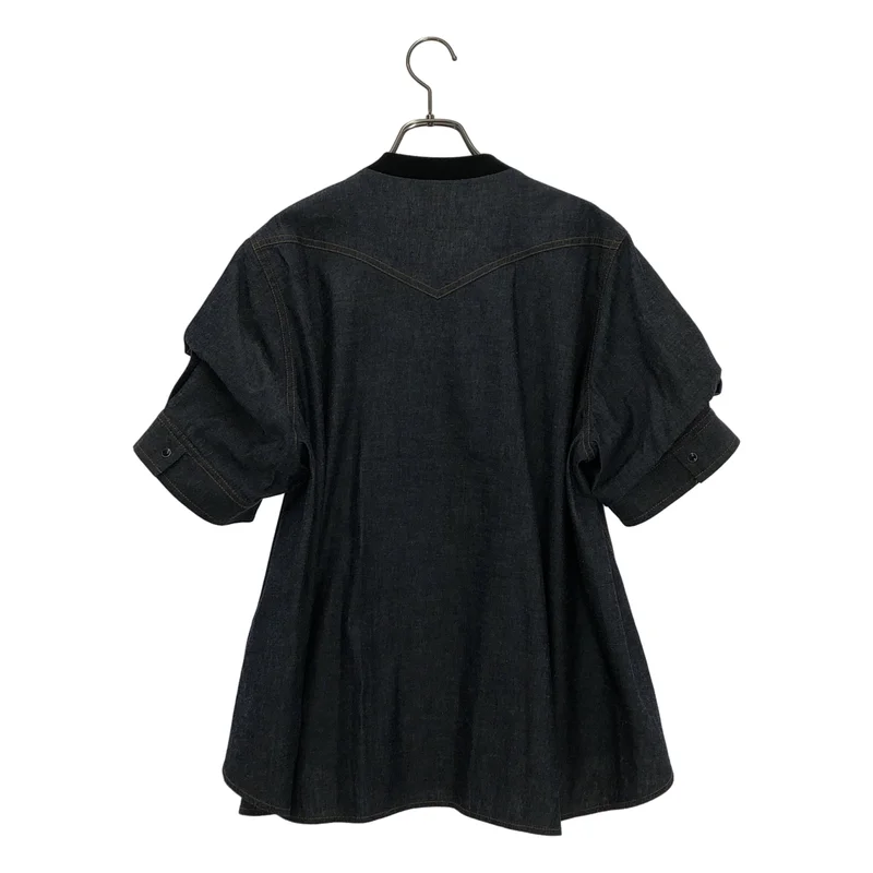sacai / サカイ | 2025SS | Dungaree x Cotton Jersey T-Shirt / ダンガリー × コットン ジャージーTシャツ | 2 | レディース
