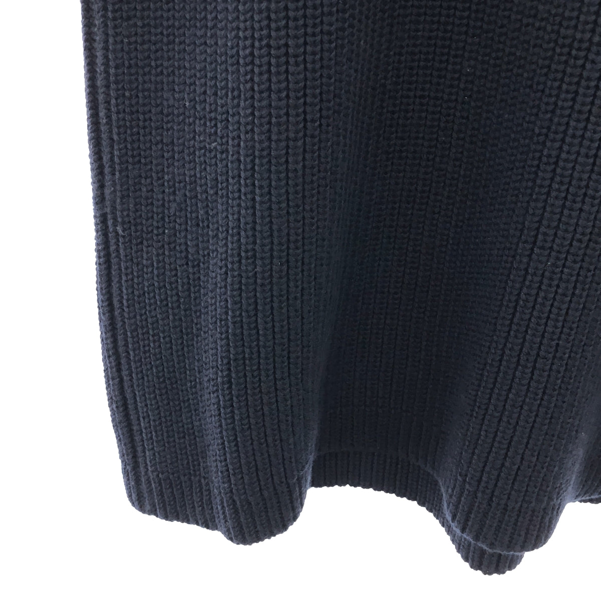 LAIN PEOPLE プレインピープル 片畦ニットベスト 9/ネイビー トップス【2400013232487】 PLAIN PEOPLE / プレインピープル | 片畦 ニットベスト | F | ネイビー