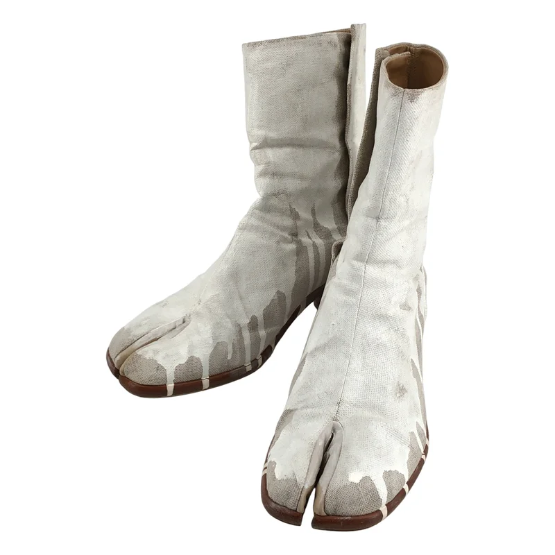 Maison Margiela / メゾンマルジェラ | ペンキ加工 TABI アンクルブーツ | 40 | メンズ