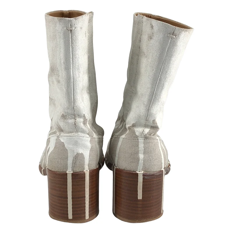 Maison Margiela / メゾンマルジェラ | ペンキ加工 TABI アンクルブーツ | 40 | メンズ