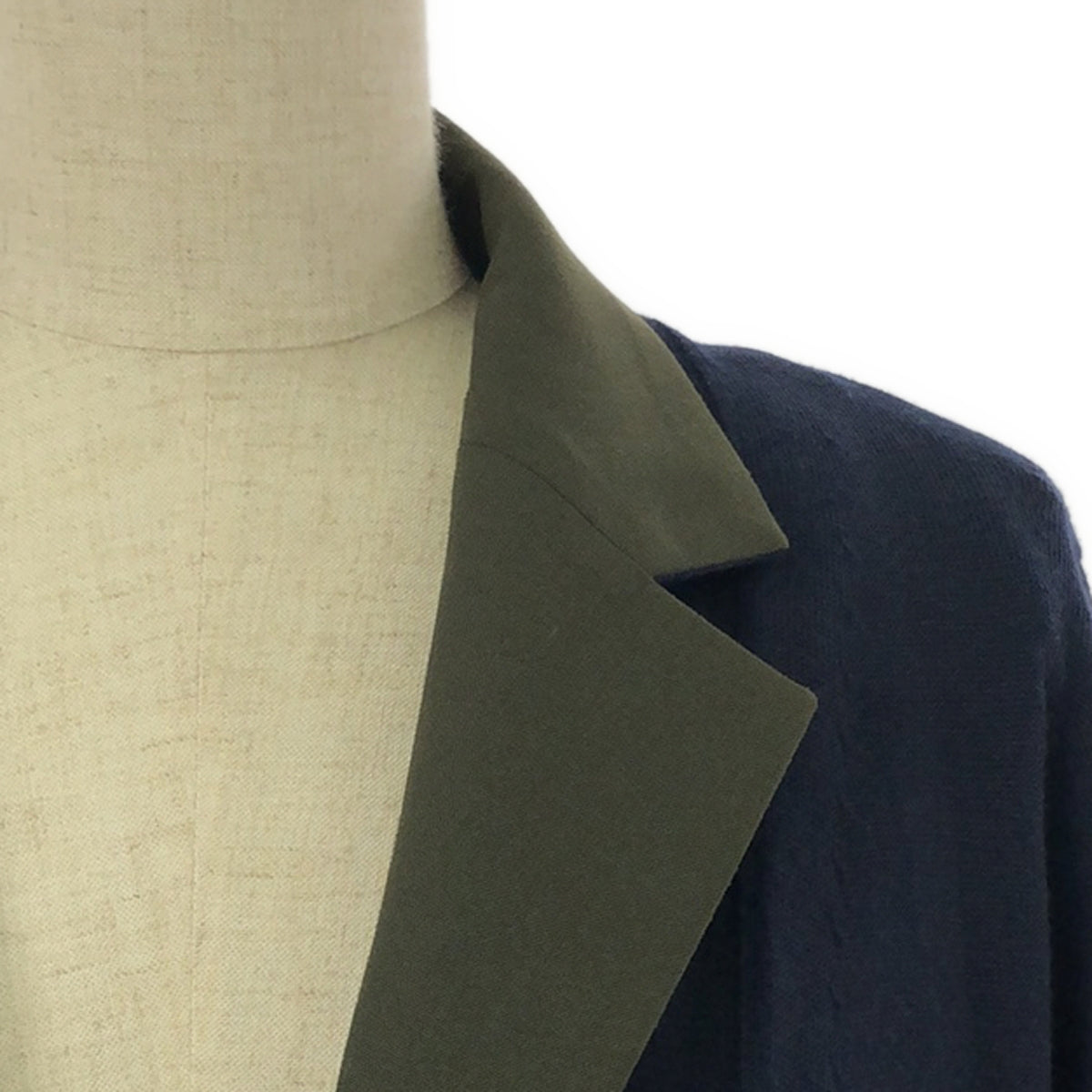 sacai / サカイ | 二ットドッキング チェスターコート | ネイビー