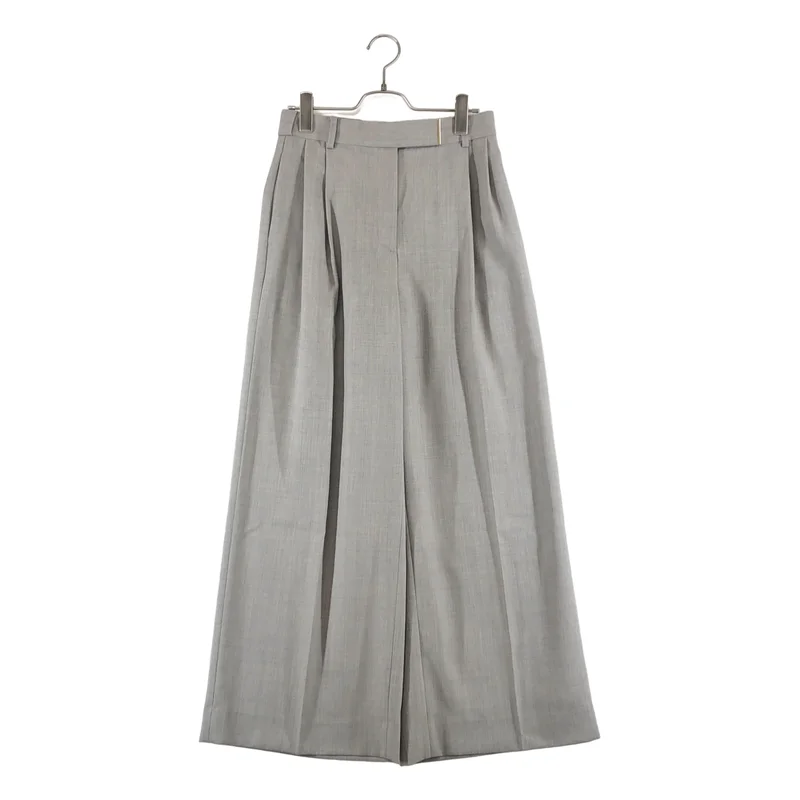 ebure / エブール | 2024AW | 強撚ツイルクレープ ワイドパンツ | 36 | レディース