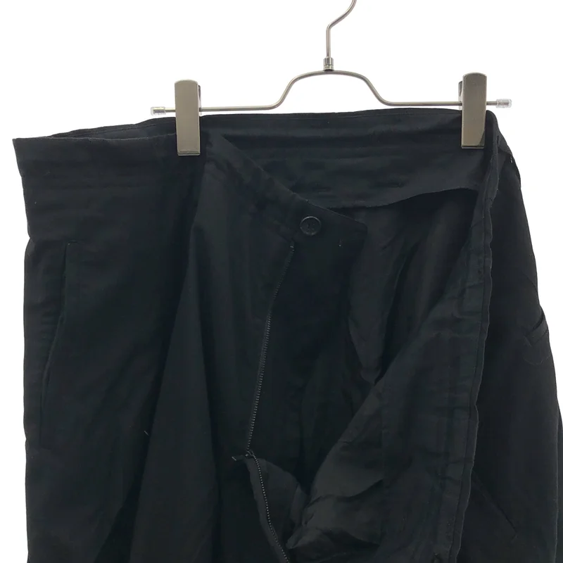 YOHJI YAMAMOTO POUR HOMME / ヨウジヤマモトプールオム | 2023SS | ウール シワギャバ ランダムタックパンツ | 2 | メンズ
