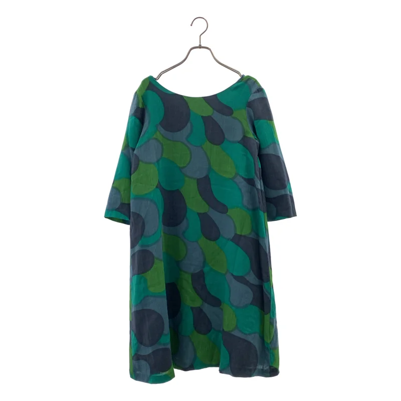 marimekko / マリメッコ | 総柄 オーバーシルエット ワンピース / 総裏地 | 34 | レディース
