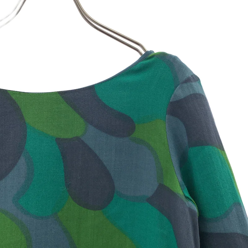 marimekko / マリメッコ | 総柄 オーバーシルエット ワンピース / 総裏地 | 34 | レディース