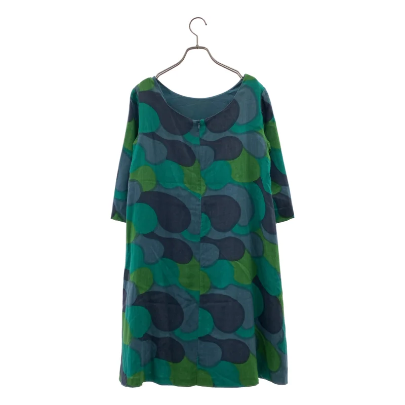 marimekko / マリメッコ | 総柄 オーバーシルエット ワンピース / 総裏地 | 34 | レディース