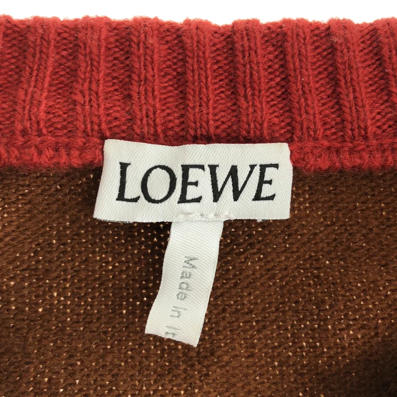 LOEWE / ロエベ | ウール アナグラムロゴ クロップドニット | S | レディース