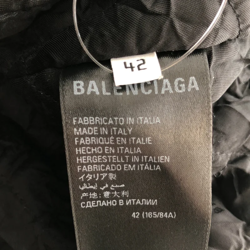 BALENCIAGA / バレンシアガ | 2022AW | Sporty B Leather Taxi Jacket / スポーティ B レザー タクシージャケット | 42 | メンズ