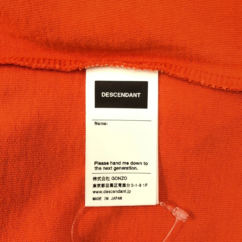 DESCENDANT / ディセンダント | CETUS JERSEY / ロゴ カットソー | 1 | メンズ