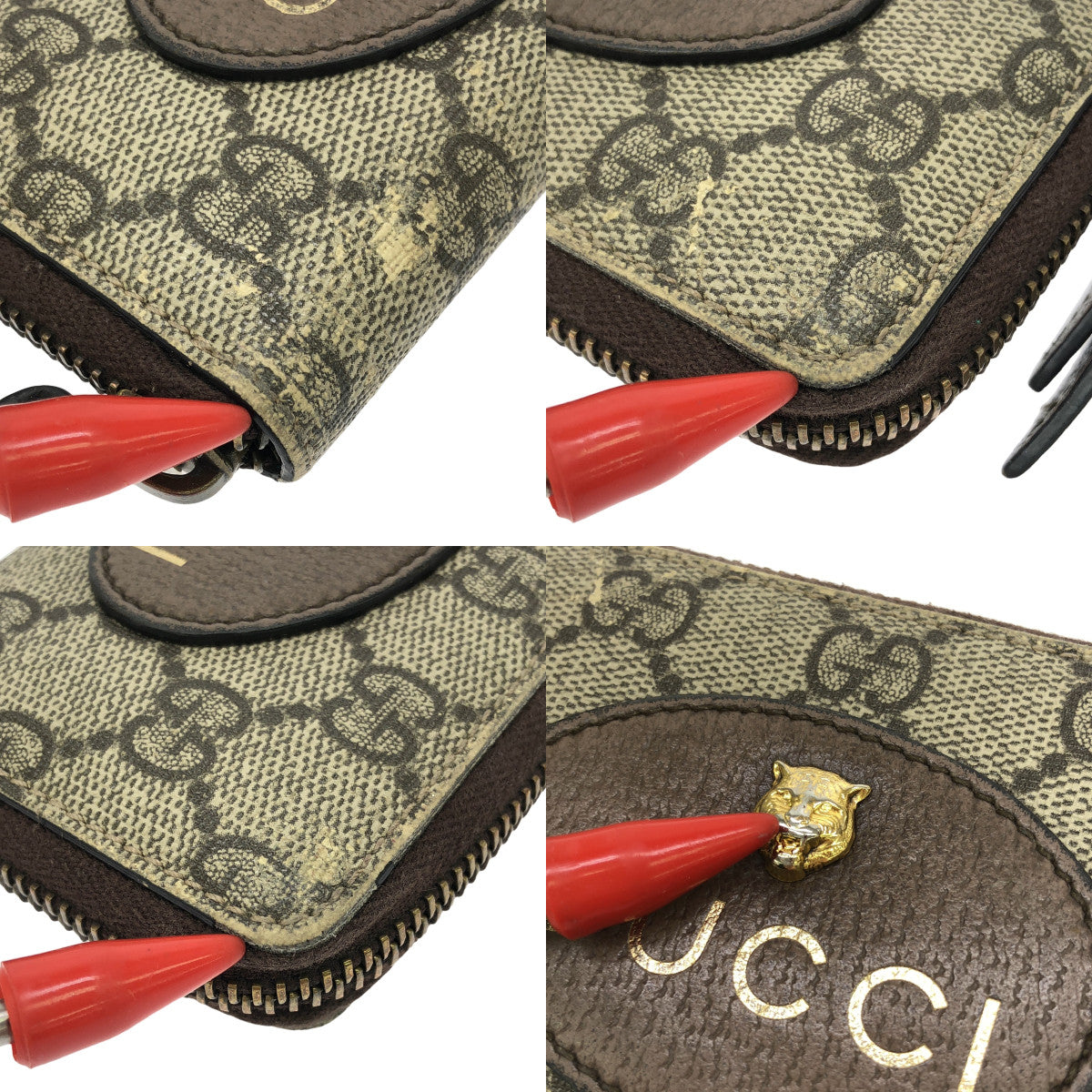 GUCCI / グッチ | 474296 タイガーヘッド / GGスプリーム ラウンド