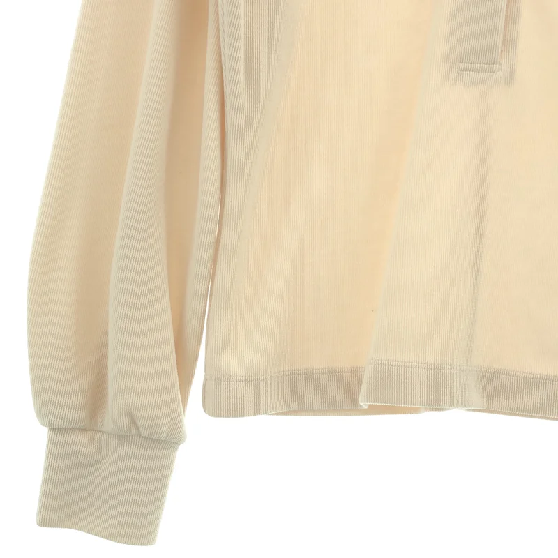 CLANE / クラネ | POWER SHOULDER POLO TOPS / パワーショルダー ポロトップス | 1 | レディース