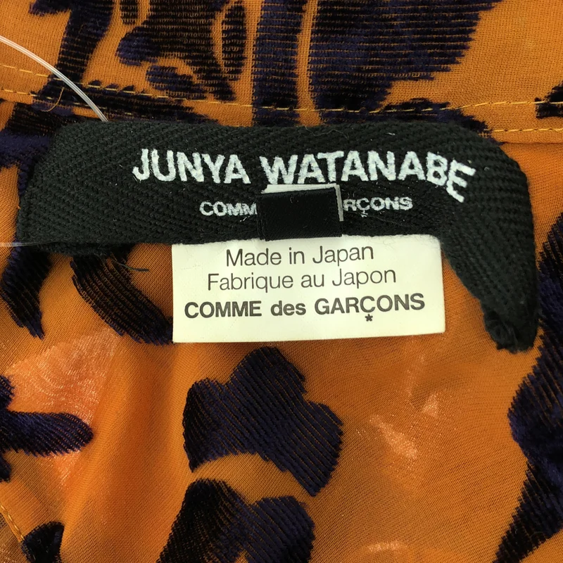 JUNYA WATANABE COMME des GARCONS / ジュンヤワタナベ | 2012AW | レーヨン 総柄 シャツ ブラウス | M | レディース
