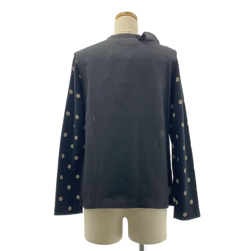 tricot COMME des GARCONS / トリココムデギャルソン | 2002AW | 異素材 切替 フリル シャツ ブラウス | S | レディース