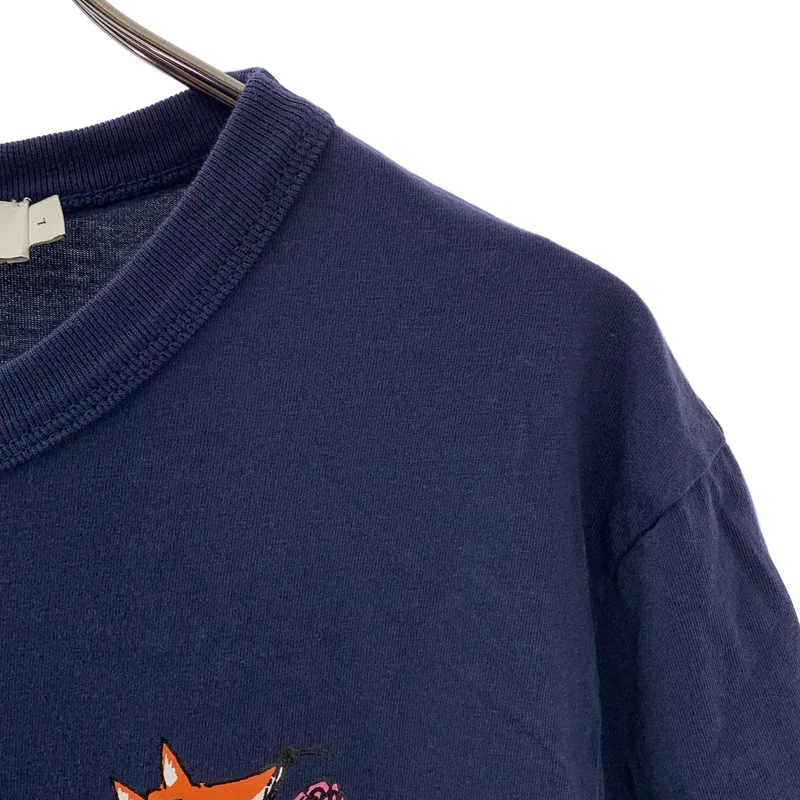MAISON KITSUNE / メゾンキツネ | ロゴ Tシャツ カットソー | L | レディース