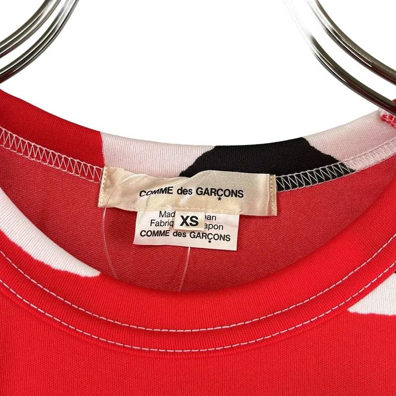 COMME des GARCONS / コムデギャルソン | 2021SS | 異素材 プリントクルーネック Tシャツ カットソー | XS | レディース