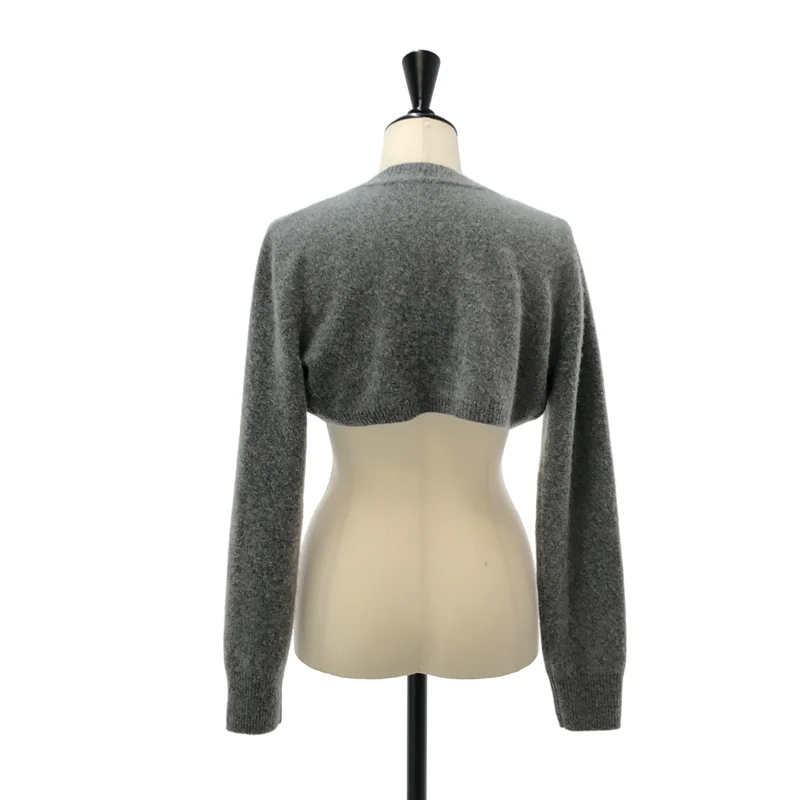 ADEAM / アディアム | アンサンブル / カシミヤ セーブル ショートカーディガン / ニットチュニック | XS | レディース