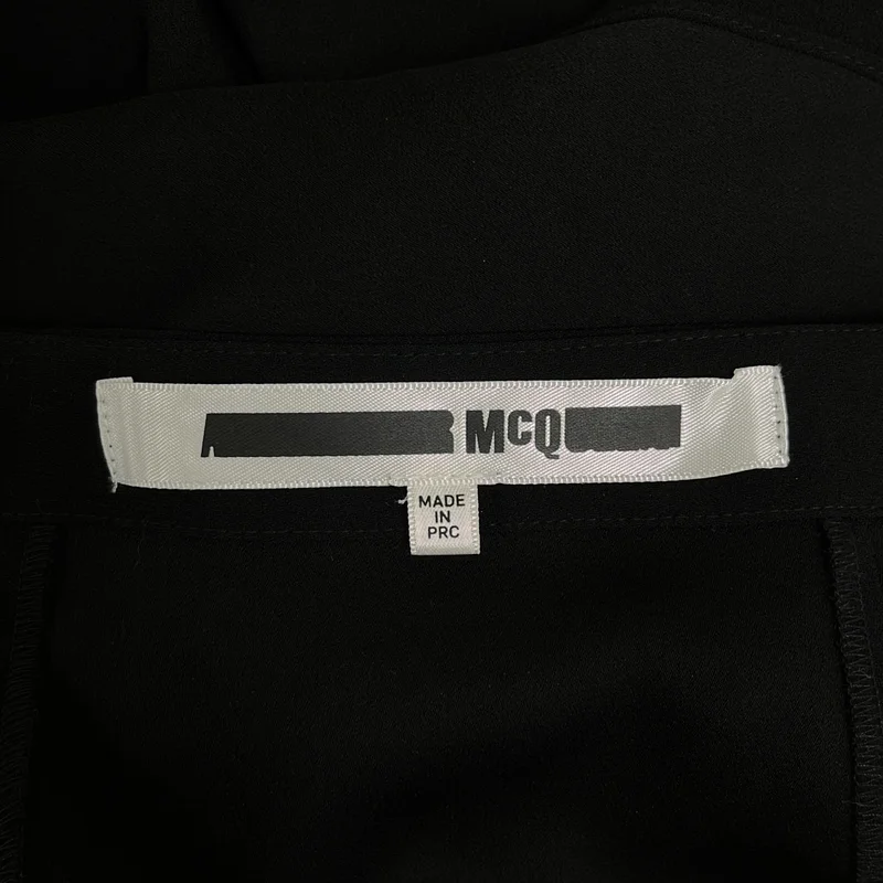 McQ / マックキューアレキサンダーマックイーン | アシンメトリー サイドジップ スカート | 38 | レディース