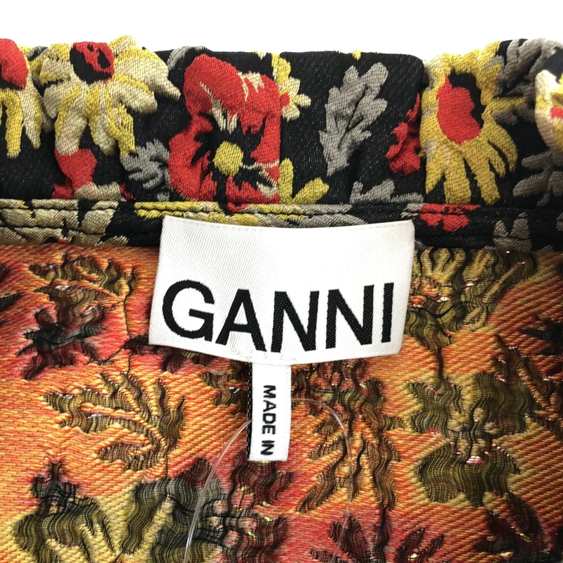 Ganni / ガニー | ボタニカル ジャガード ワンピース | 42 | レディース