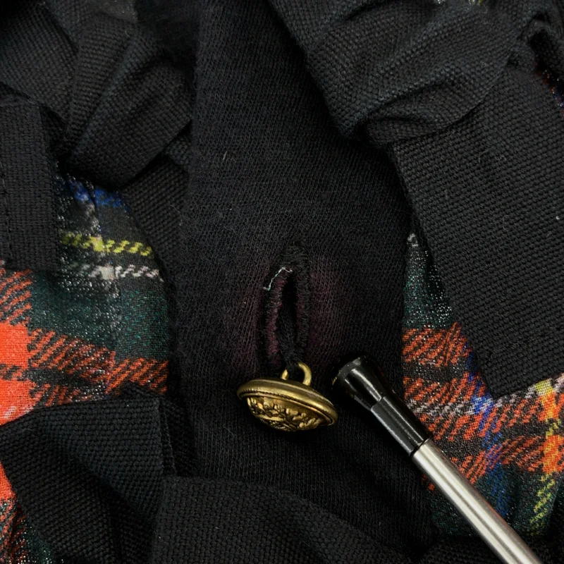 tricot COMME des GARCONS / トリココムデギャルソン | 2011AW | チェック ギャザー クルーネック カーディガン | M | レディース