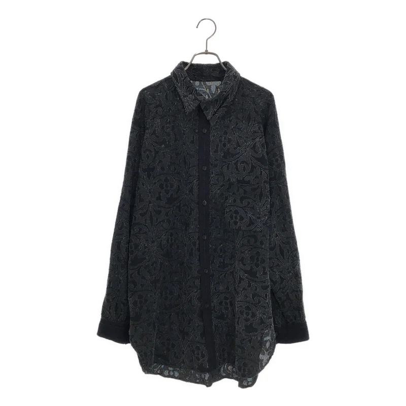 YOHJI YAMAMOTO POUR HOMME / ヨウジヤマモトプールオム | 2024SS | コットン混 総柄 ジャガード シャツ | 3 | メンズ