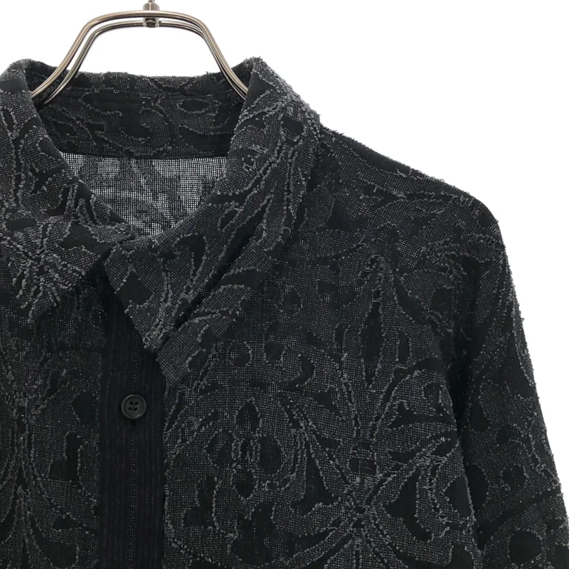 YOHJI YAMAMOTO POUR HOMME / ヨウジヤマモトプールオム | 2024SS | コットン混 総柄 ジャガード シャツ | 3 | メンズ