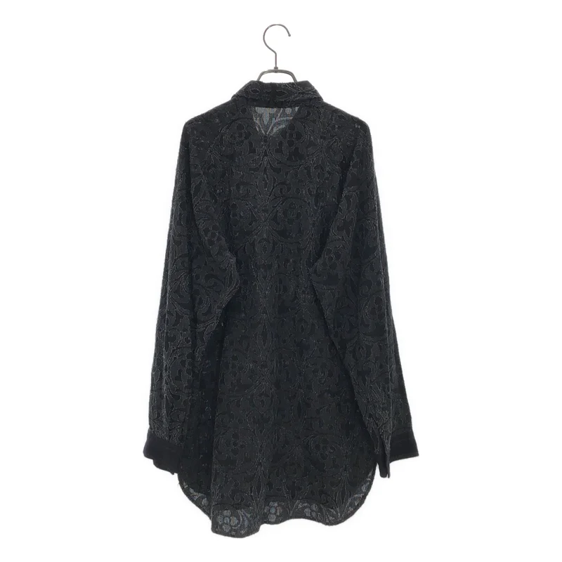 YOHJI YAMAMOTO POUR HOMME / ヨウジヤマモトプールオム | 2024SS | コットン混 総柄 ジャガード シャツ | 3 | メンズ