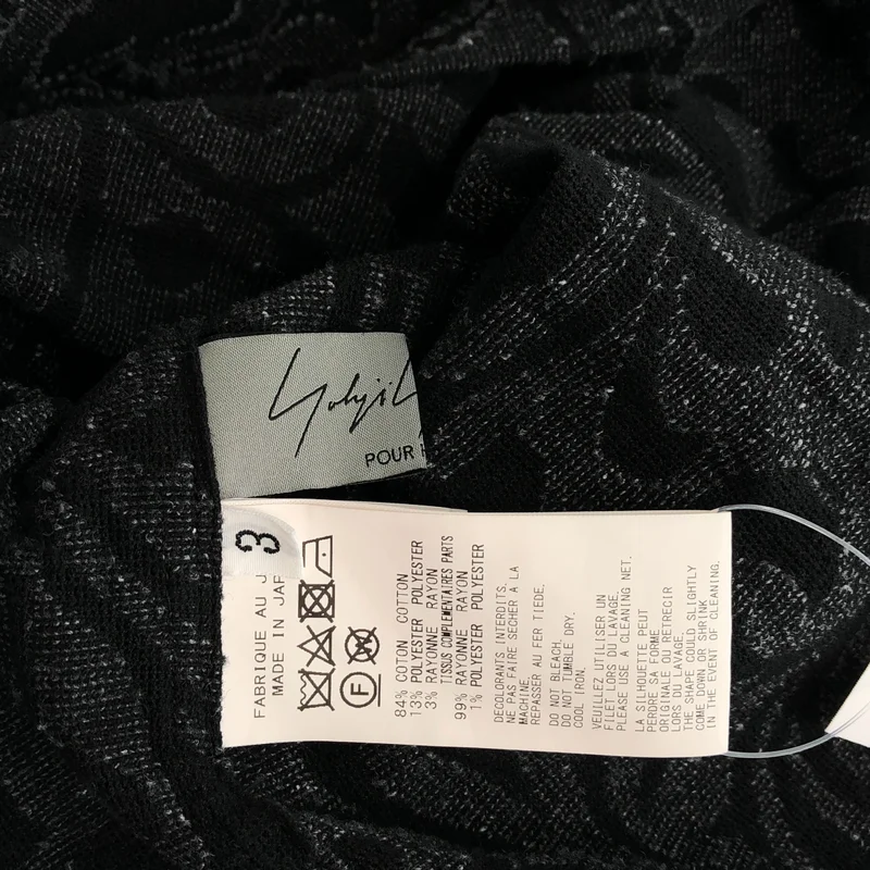 YOHJI YAMAMOTO POUR HOMME / ヨウジヤマモトプールオム | 2024SS | コットン混 総柄 ジャガード シャツ | 3 | メンズ