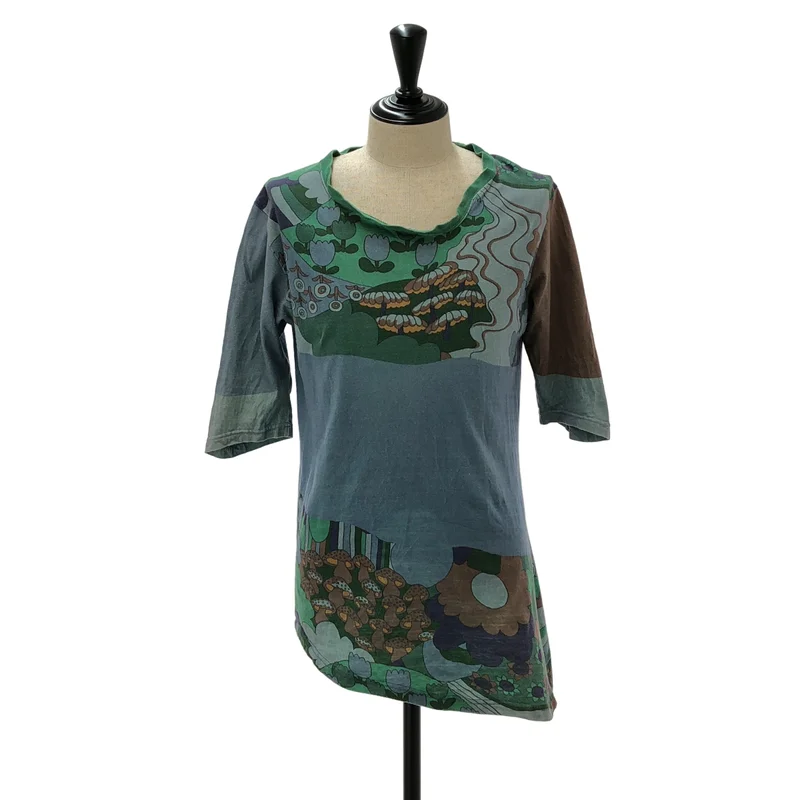 UNDERCOVERISM / アンダーカバイズム | 2004SS | LANGUILD期 歪み プリント Tシャツ | L | メンズ