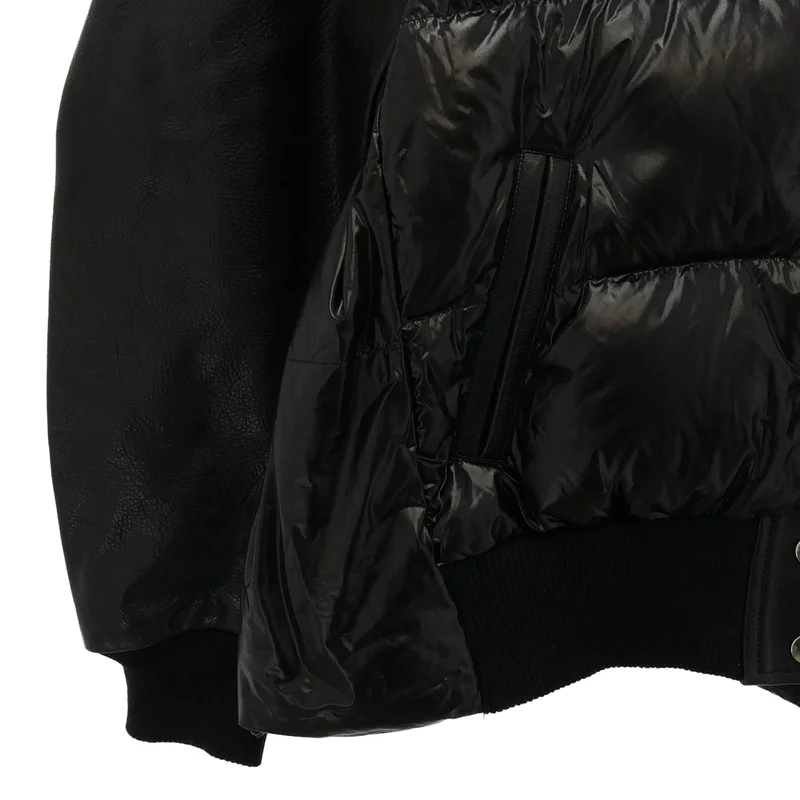 sacai luck / サカイラック | レザー切替 ダウンジャケット 14AELU848 | 2 | レディース