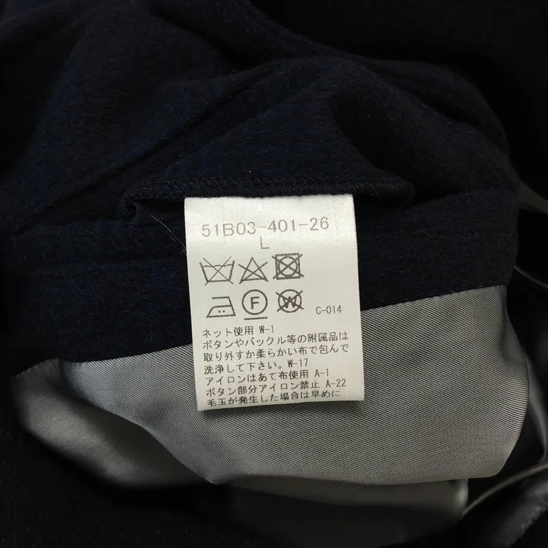 BLACK LABEL CRESTBRIDGE / ブラックレーベル・クレストブリッジ | ウール チェック スタンドカラー コート | L | メンズ