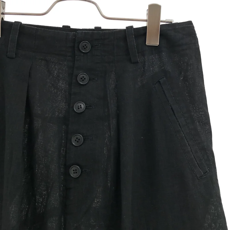 REGULATION Yohji Yamamoto / レギュレーションヨウジヤマモト | リネン コットン サルエル カーゴパンツ | 1 | メンズ