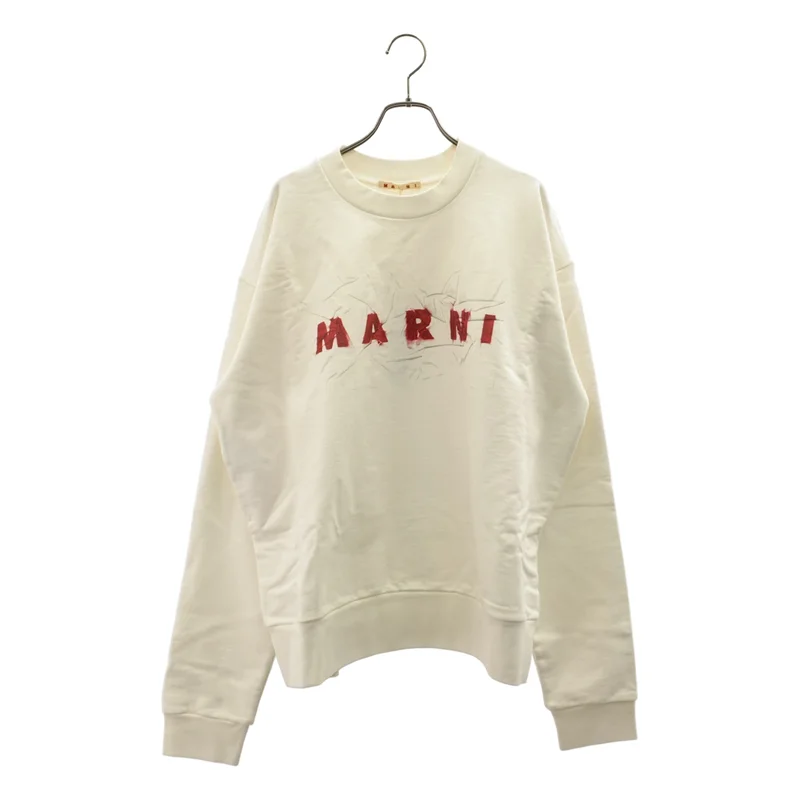 MARNI / マルニ | オーガニックコットン ロゴ スウェット | 48 | メンズ