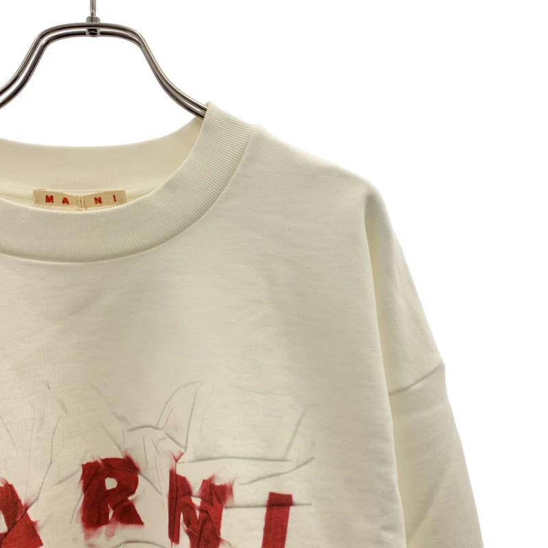 MARNI / マルニ | オーガニックコットン ロゴ スウェット | 48 | メンズ